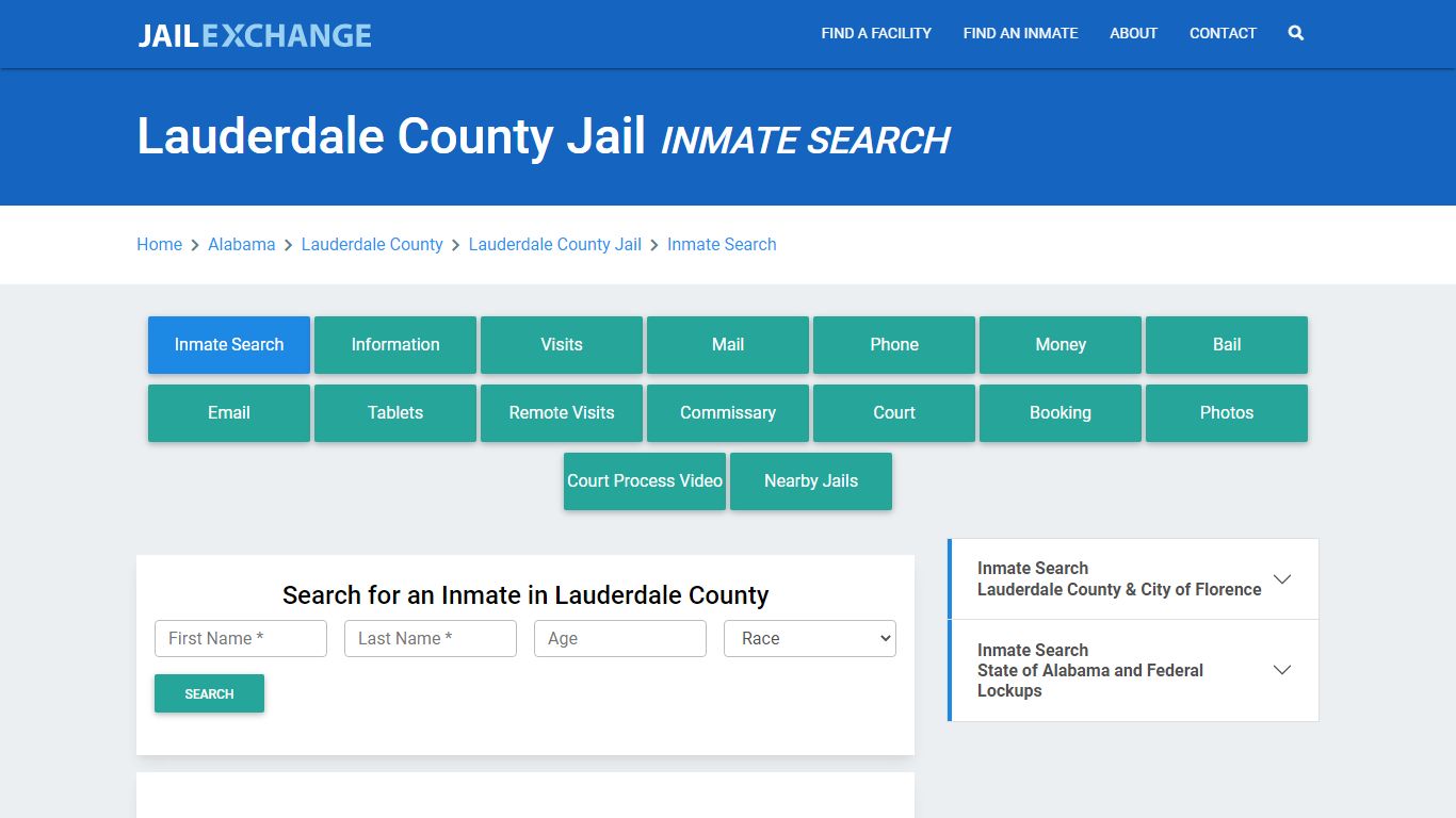 Lauderdale County Jail, AL Inmate Search: Roster & Mugshots